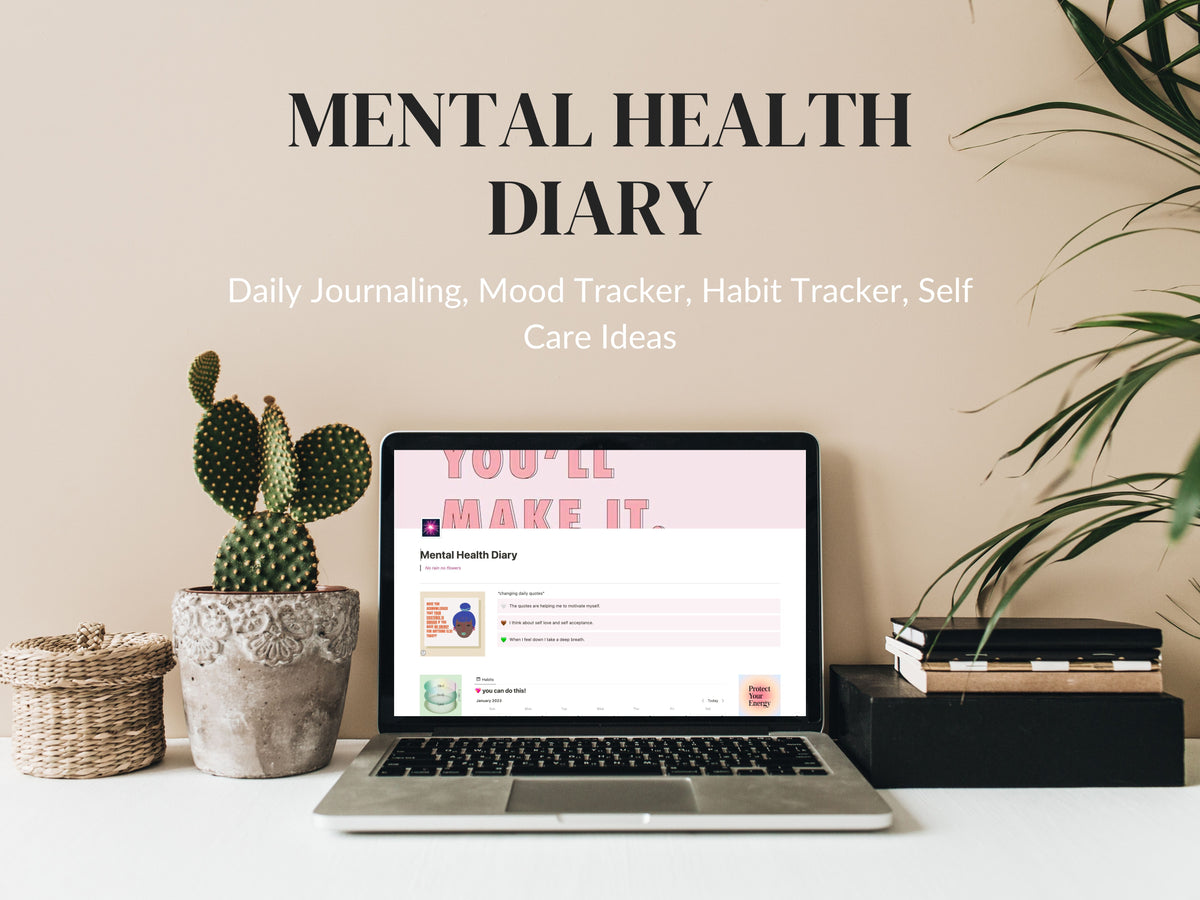 Mental Health Diary 2024 for Notion