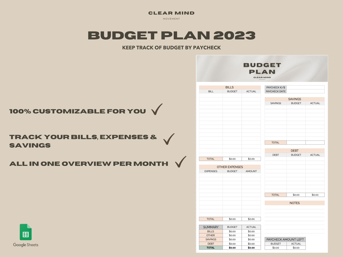Budget Plan 2024